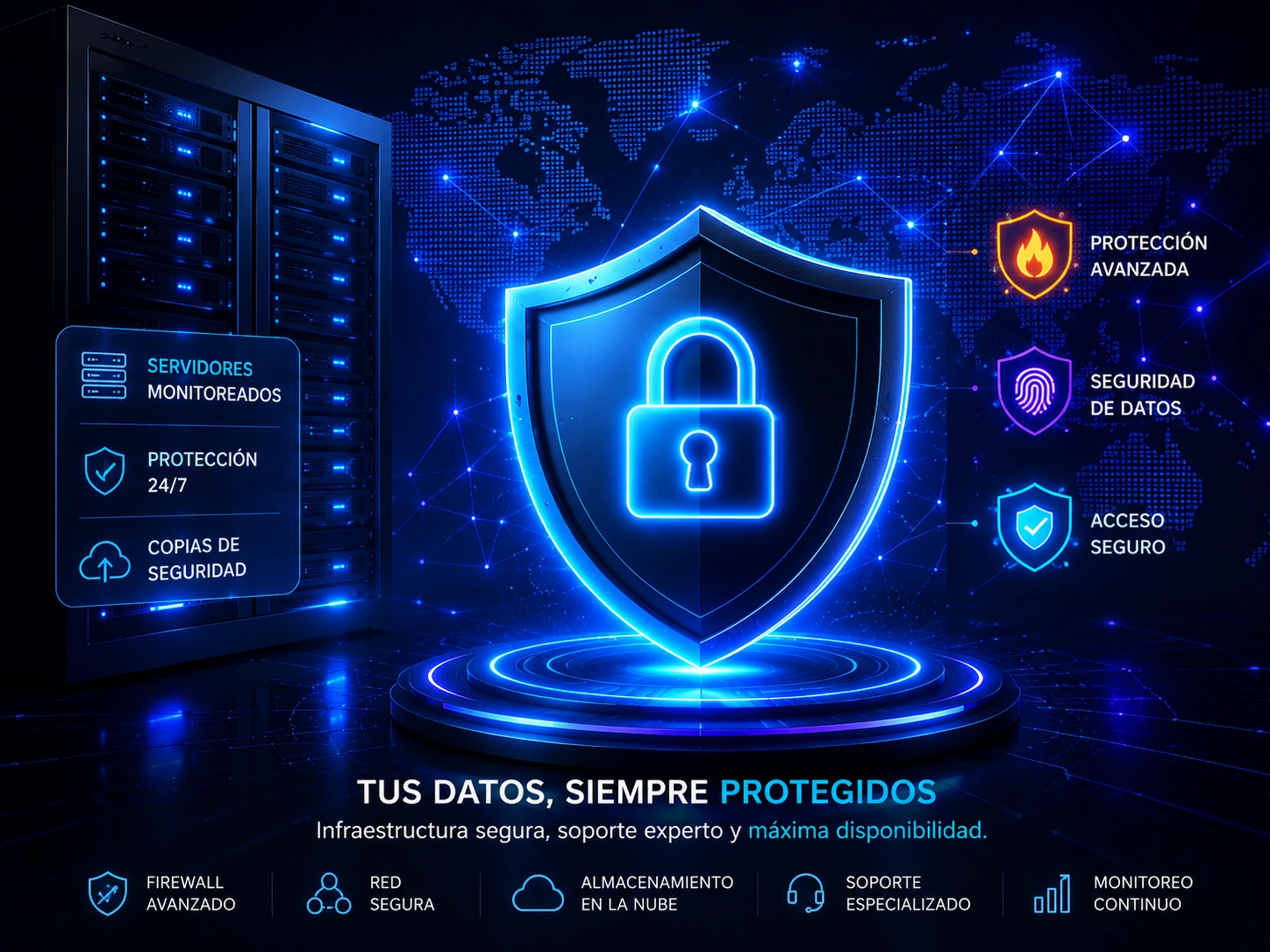 Soporte técnico, redes y seguridad informática